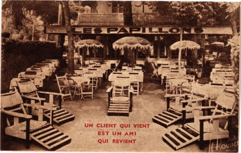 Carte postale ancienne Un Client Qui Vient Est un Ami Qui Revient