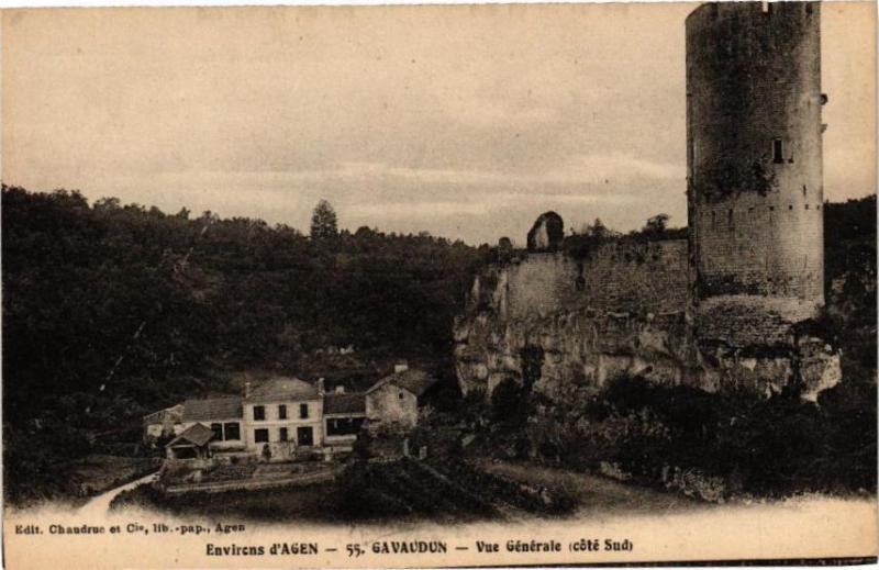 Carte postale ancienne Gavaodun - Vue générale