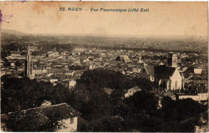 Carte postale ancienne Agen-Vue Panoramique
