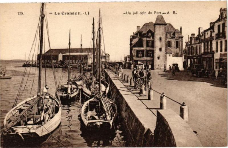 Carte postale ancienne Le Croisic - - Un joli coin du Port au Croisic