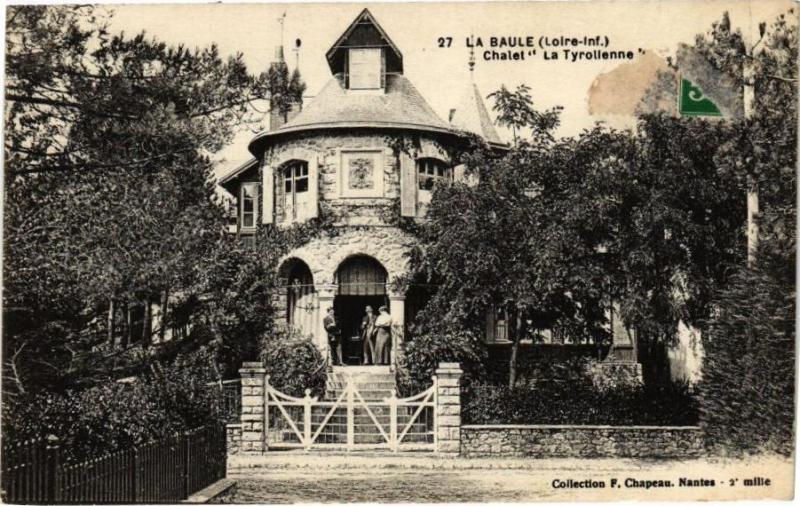 Carte postale ancienne La Baule - Chalet La Tyrolienne