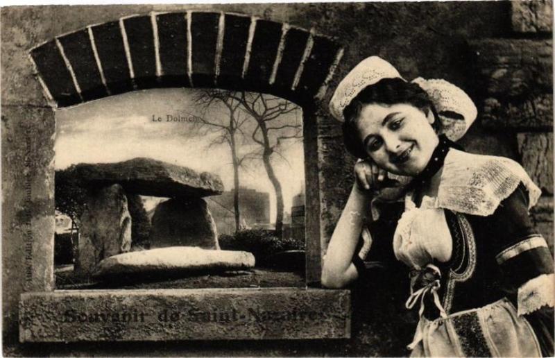 Carte postale ancienne Souvenir de Saint-Nazaire à Saint-Nazaire