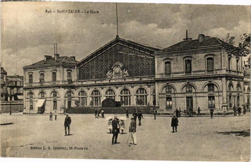 Carte postale ancienne Saint-Nazaire - La Plage à Saint-Nazaire