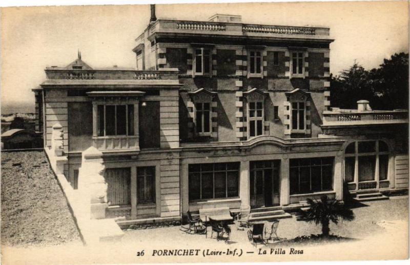Carte postale ancienne Pornichet - La Villa Rosa à Pornichet
