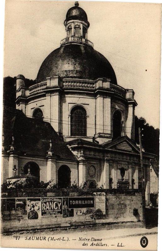 Carte postale ancienne Saumur - N.-D. des Ardillers à Saumur