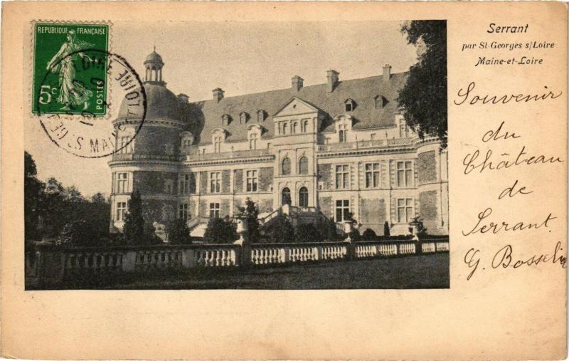 Carte postale ancienne Serrant - par Saint-Georges-sur-Loire - Maine-et-Loire à Saint-Georges-sur-Loire