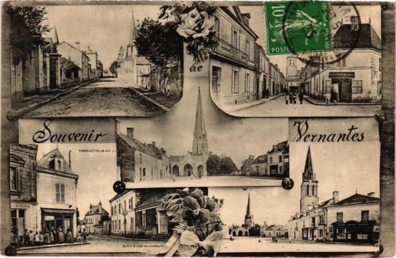 Carte postale ancienne Souvenir de Vernates