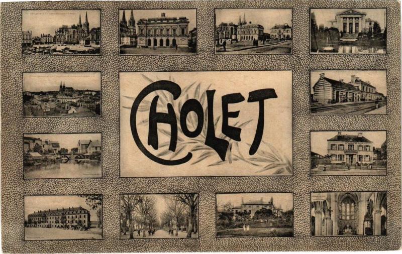 Carte postale ancienne Cholet à Cholet
