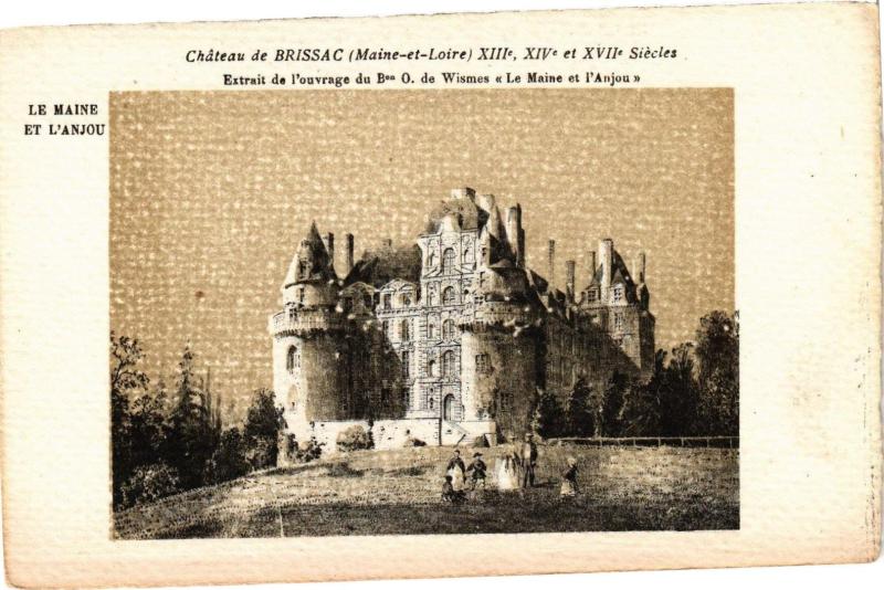 Carte postale ancienne Chateau de Brissac-Maine et Loire