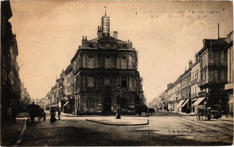 Carte postale ancienne Saumur - Le Bureau de Postes et Telegraphes à Saumur