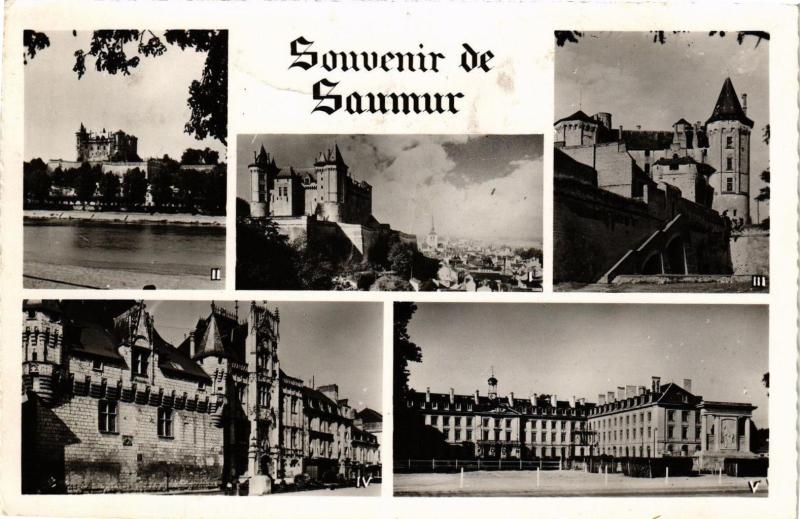 Carte postale ancienne Souvenir de Saumur à Saumur