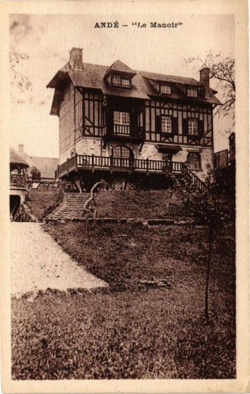 Carte postale ancienne Andé - 'Le Manoir à Andé