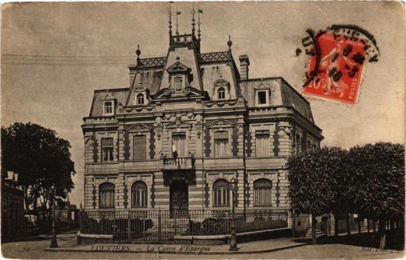 Carte postale ancienne Louviers - La Caisse d'Espagne à Louviers