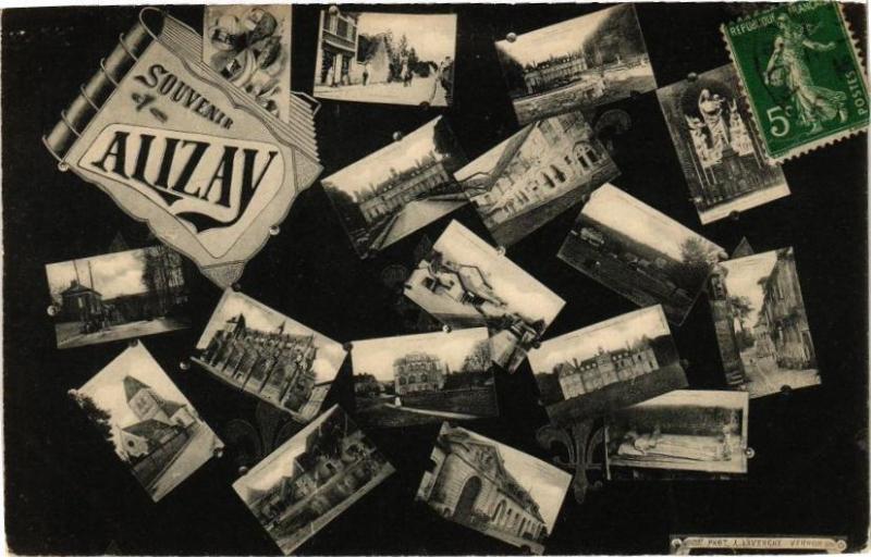 Carte postale ancienne Souvenir a ces Alizay à Alizay