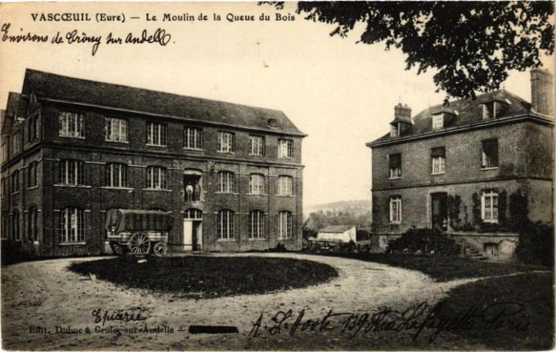 Carte postale ancienne Vascoeuil - Le Moulin de la Queue du Bois à Vascoeuil
