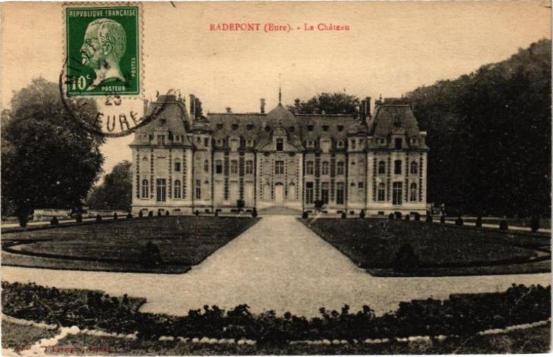 Carte postale ancienne Radepont - Le Chateau à Radepont