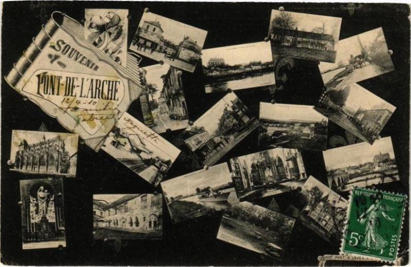 Carte postale ancienne Pont de l'Arche(182449) à Pont-de-l'Arche