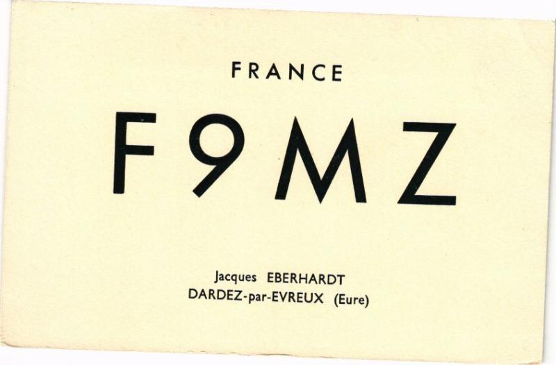 Carte postale ancienne France F 9 M Z Jacques Eberhardt - Dardez-par-Evreux à Dardez