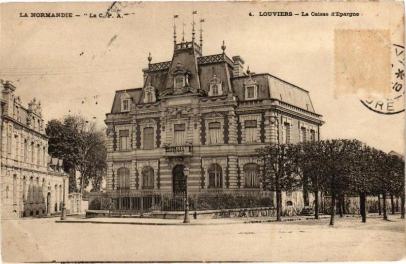 Carte postale ancienne La Normandie - La C.P.A.  - Louviers - La Caisse d'Espagne à Louviers