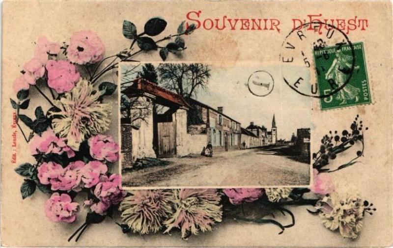 Carte postale ancienne Souvenir d'Huest à Huest