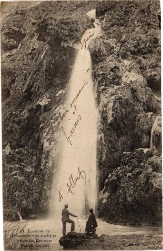 Carte postale ancienne Env. de Lons-le-Saunier-les-Bains-Baume les Messieurs-Grande à Baume-les-Messieurs