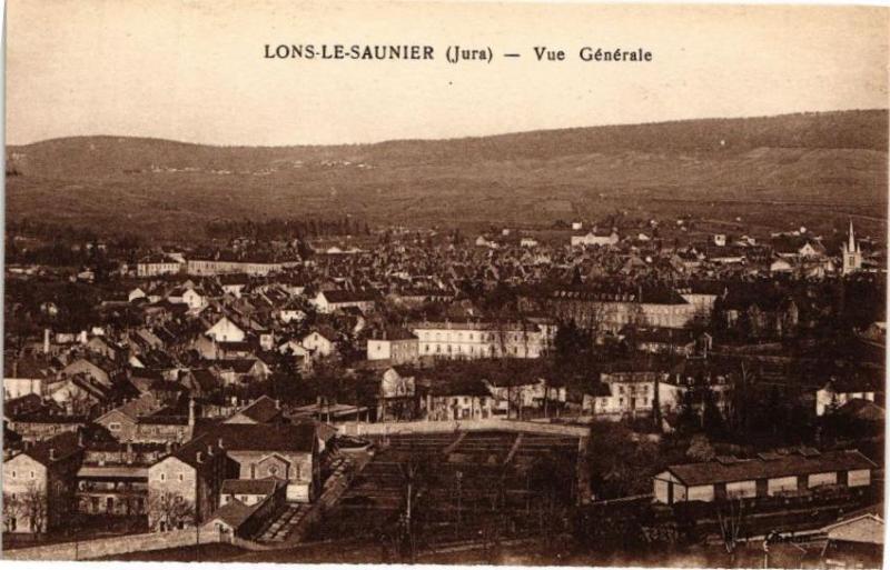 Carte postale ancienne Lons-le-Saunier-Vue générale à Lons-le-Saunier