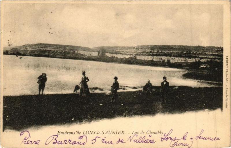 Carte postale ancienne Lac de CHAMBONly