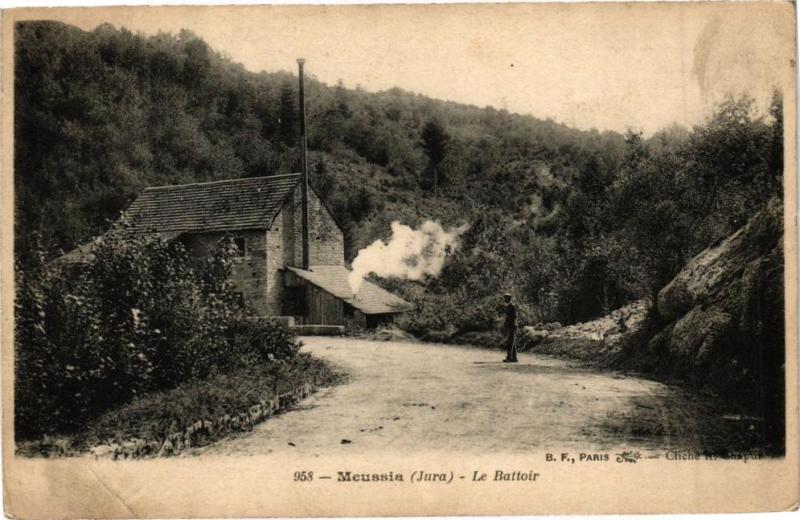 Carte postale ancienne Meussia - Le Battoir à Meussia