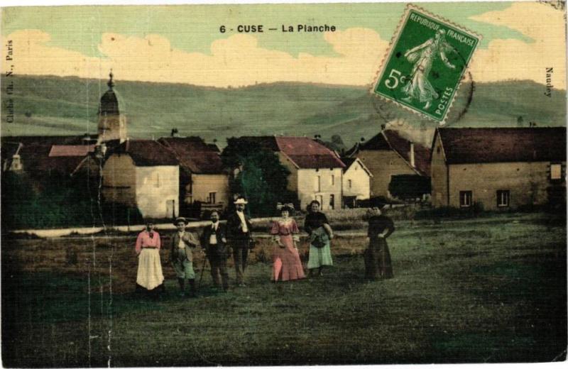 Carte postale ancienne Cuse - La Planche
