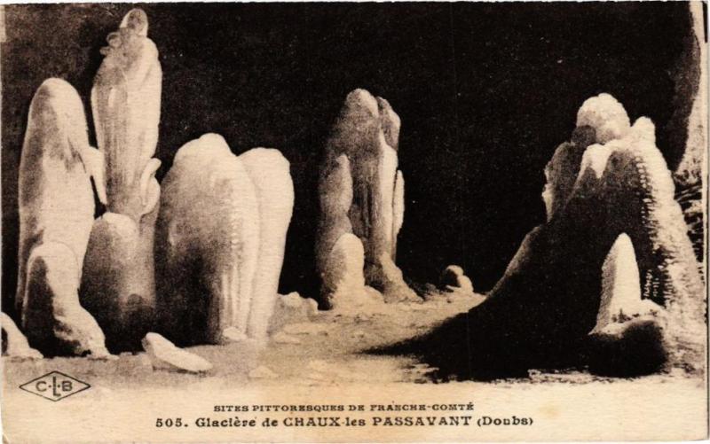 Carte postale ancienne Glaciere de Chaux - les Passavant à Passavant