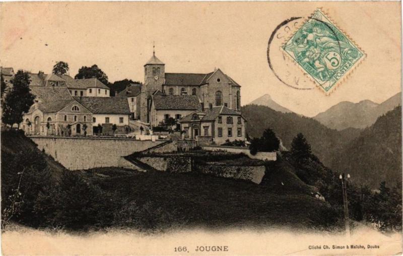 Carte postale ancienne Jougne à Jougne