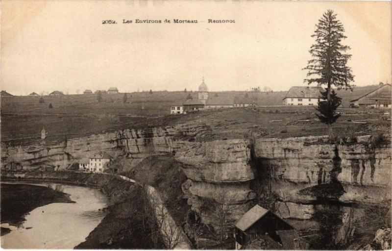 Carte postale ancienne Les Environs de Morteau - Remonot à Morteau
