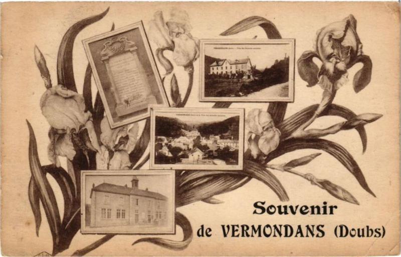 Carte postale ancienne Souvenir de Vermondans