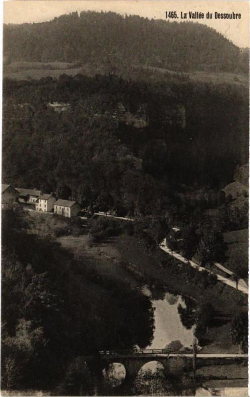 Carte postale ancienne La Vallée du Dessoubre