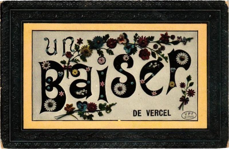 Carte postale ancienne Un Baiser de Vercel