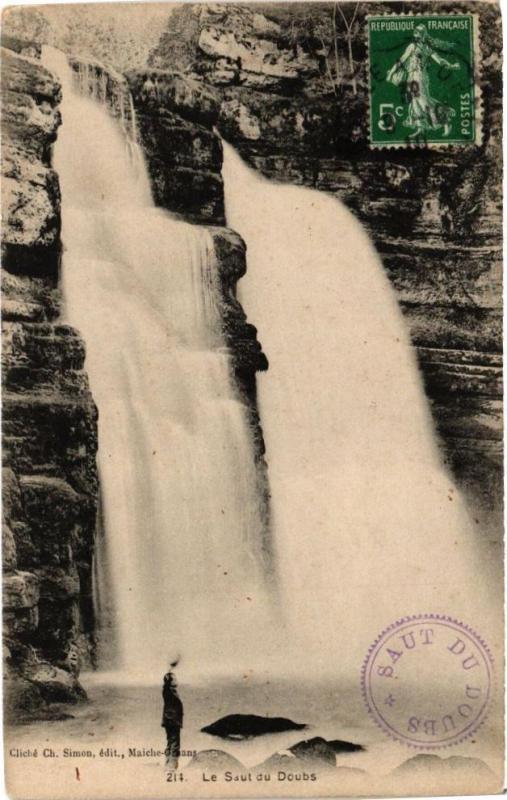 Carte postale ancienne Le Saut du Doubs à Doubs