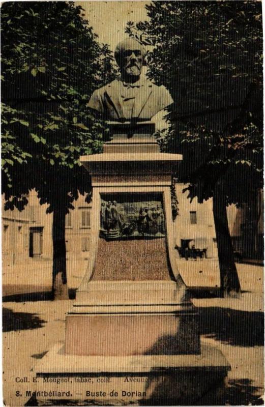 Carte postale ancienne Montbeliard - Buste de Dorian à Montbéliard