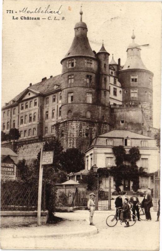 Carte postale ancienne Montbeliard - Le Chateau à Montbéliard