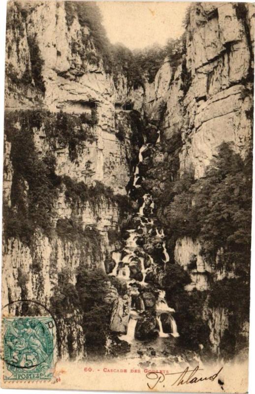 Carte postale ancienne Cascade des Goulets