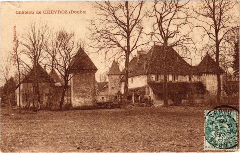 Carte postale ancienne Chateau de Chevroz à Chevroz