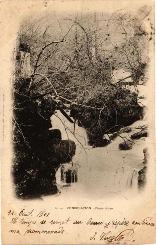 Carte postale ancienne Consolation - Chute d'eau