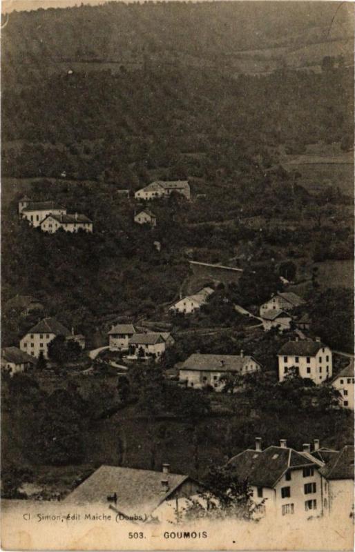 Carte postale ancienne Goumois à Goumois