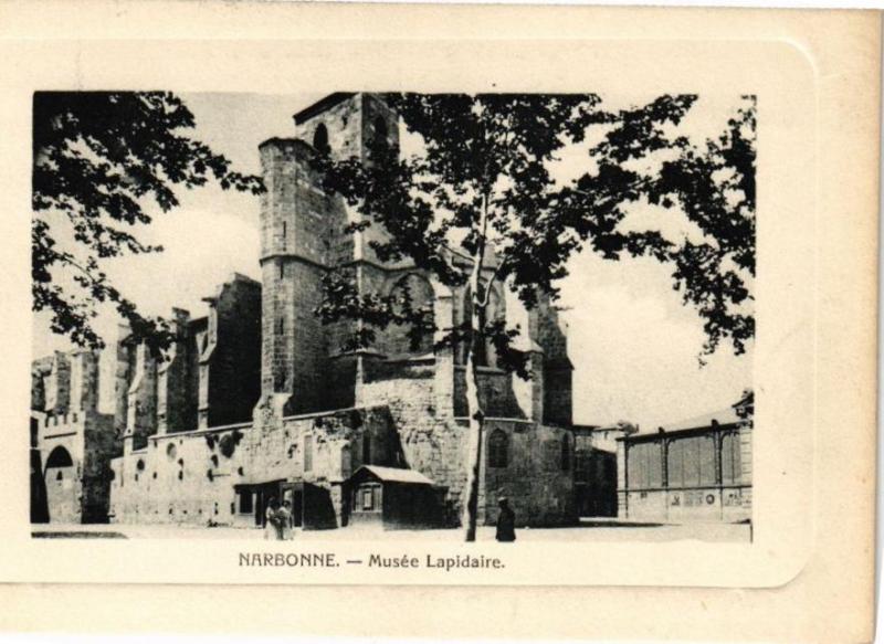 Carte postale ancienne Narbonne-Musée Lapidaire à Narbonne