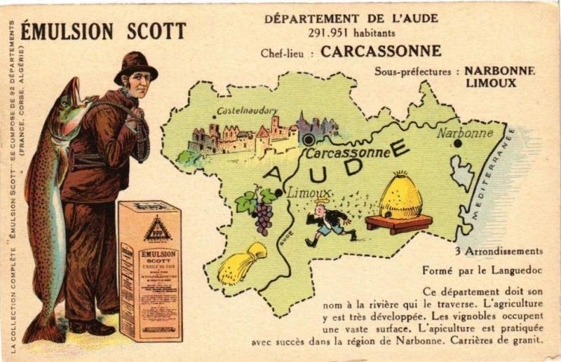 Carte postale ancienne Carcassonne à Carcassonne