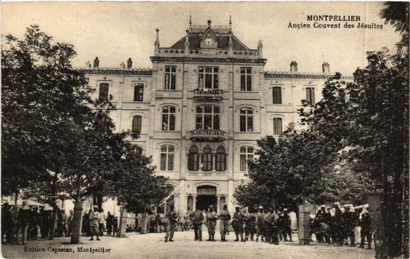 Carte postale ancienne Montpellier - Ancien Couvent des Jésuites à Montpellier
