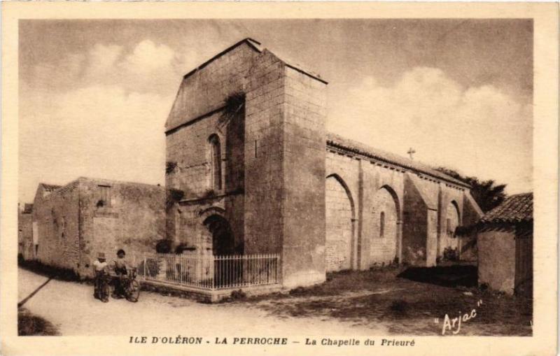 Carte postale ancienne Ile d'Oleron - La Perroche - La Chapelle du Prieué
