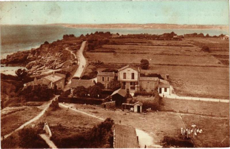 Carte postale ancienne Cote d'Argent - Royan vu de Vallieres - Ci-Saint-Saujon Saint-Georges à Royan