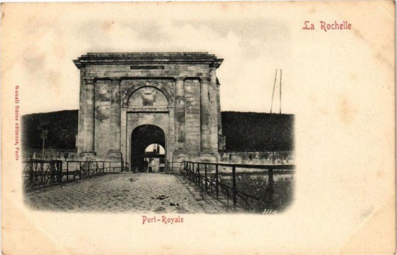 Carte postale ancienne La Rochelle - Port-Royale à La Rochelle