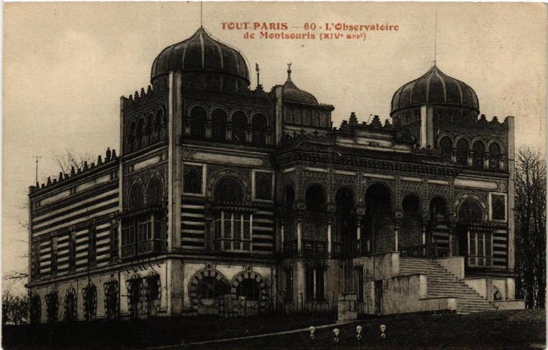 Carte postale ancienne L'Observatoire de Montsouris à Paris 14e