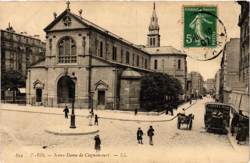 Carte postale ancienne Notre-Dame de Clignancourt à Paris 18e